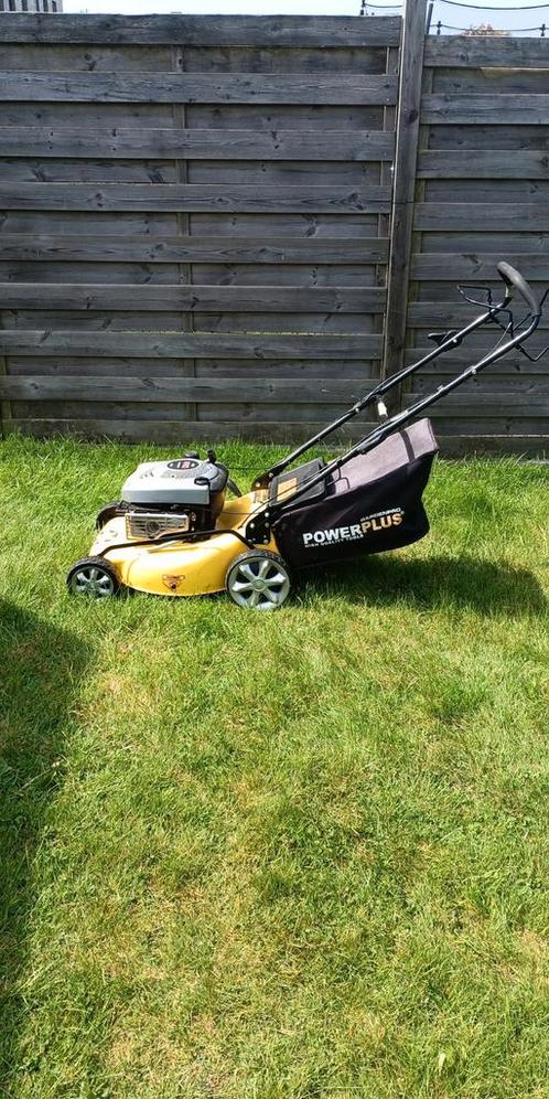 grasmaaier motor power plus 190 cc, Tuin en Terras, Grasmaaiers, Gebruikt, Ophalen