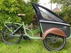 Elektrische bakfiets socibike groen, Fietsen en Brommers, Gebruikt, 2 kinderen, Elektrisch, Ophalen