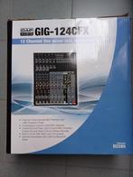 te koop DAP audio gig-124cfx live mixer 12 channels 270 euro, Nieuw, 10 tot 20 kanalen, Microfooningang, Ophalen