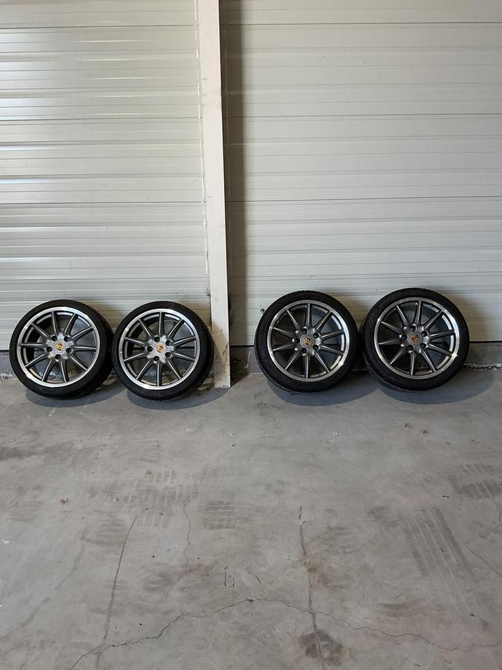 Porsche 997 velgen carrera sport, Auto-onderdelen, Banden en Velgen, Banden en Velgen, Zomerbanden, 19 inch, 305 mm, Personenwagen