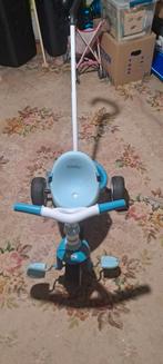 Babyfiets Smoby, Fietsen en Brommers, Fietsen | Driewielers, Ophalen, Gebruikt, Smoby, Duwstang