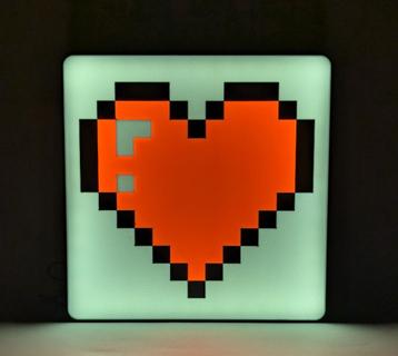 Pixel Hart LED lamp / lightbox beschikbaar voor biedingen