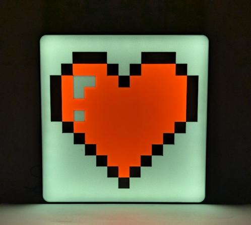 Pixel Hart LED lamp / lightbox, Huis en Inrichting, Lampen | Losse lampen, Nieuw, Led-lamp, Minder dan 30 watt, Overige fittingen