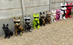 Tuinbeeld Franse Bulldog H80Cm / verschillende kleuren, Tuin en Terras, Ophalen, Nieuw, Overige materialen, Dierenbeeld