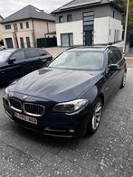 Bmw 520d met extra sets winterbanden., Automaat, Achterwielaandrijving, Blauw, Leder