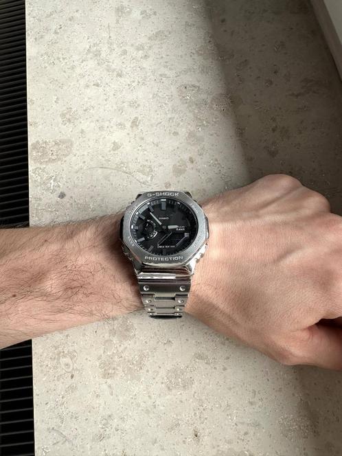 CASIO G-SHOCK GM-B2100, Handtassen en Accessoires, Horloges | Heren, Gebruikt, Polshorloge, Casio, Staal, Staal, Ophalen