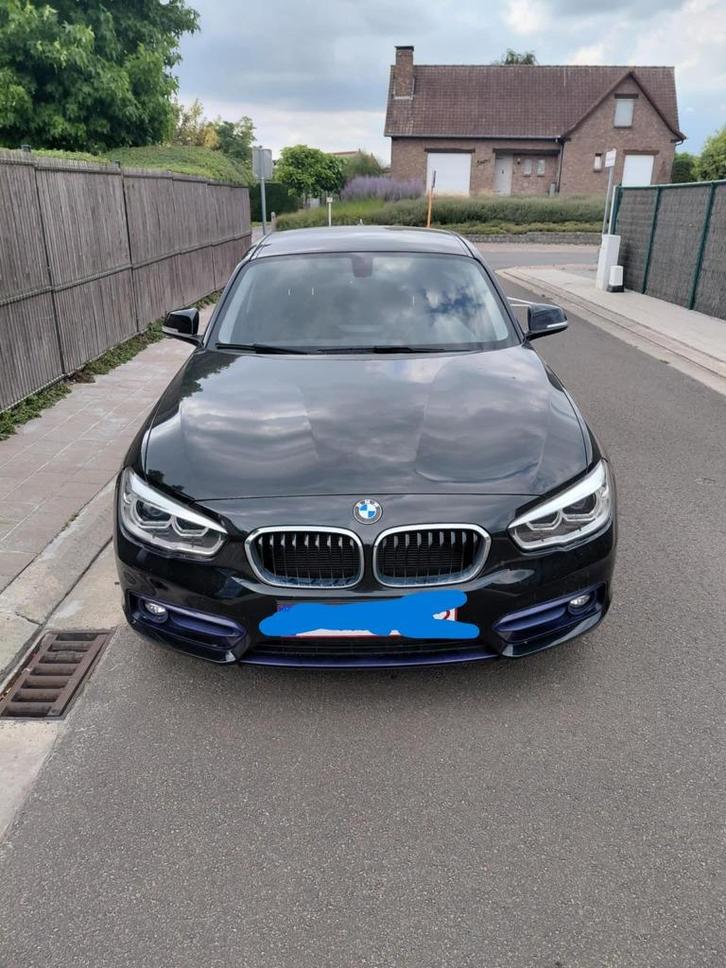 BMW 116I Sportline, Auto's, BMW, Particulier, 1 Reeks, Benzine, Euro 5, Berline, 5 deurs, Handgeschakeld, Zwart, Grijs, Stof, Achterwielaandrijving