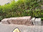 Betonklinkers roodgrijs -gratis, Tuin en Terras, Ophalen, Zo goed als nieuw, Klinkers