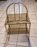 koperkleurig bed + tafeltje, Ophalen of Verzenden