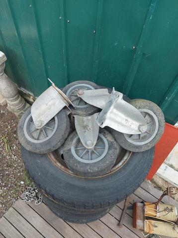 Zwenkwielen te koop ., Doe-het-zelf en Bouw, Zwenkwielen, Ophalen of Verzenden, Zo goed als nieuw