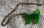 Zilveren (925) ketting 46 cm met hanger,poes’ 4/4.5 cm., Handtassen en Accessoires, Kettingen, Met hanger, Ophalen of Verzenden