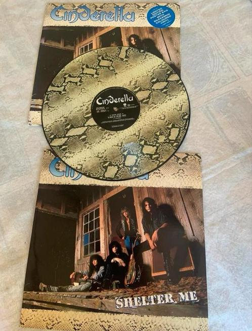 Cinderella Shelter Me vinyle éd limitée + étui à affiches, CD & DVD, Vinyles | Rock, Comme neuf, 12 pouces, Enlèvement ou Envoi