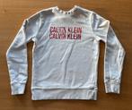 Sweat beige Calvin Klein - 10 ans - 19€, Enlèvement ou Envoi, Comme neuf, Garçon, Pull ou Veste