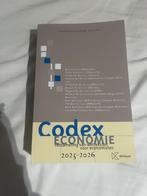 Codex economie 25-26 die Keure, Boeken, Studieboeken en Cursussen, Ophalen, Nieuw, Hoger Onderwijs, Die keure