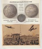 Transatlantik Flug munt met von Hünefeld en Kohl., Envoi, Allemagne, Autres valeurs, Monnaie en vrac