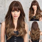 Pruik lang haar met grove slag model Naomi, Verzenden, Nieuw, Pruik of Haarverlenging