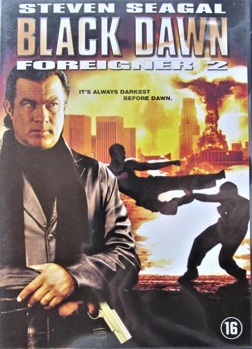 DVD ACTIE - BLACK DAWN, FOREIGNER 2 (STEVEN SEAGAL), Cd's en Dvd's, Dvd's | Actie, Zo goed als nieuw, Actiethriller, Alle leeftijden