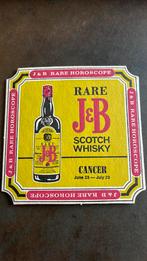 J&B Cancer Horoscoop Vintage Whisky Coasters, Ophalen of Verzenden