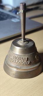 Petite cloche hornu 1937-1987 Patro saint louis,, Bronze, Enlèvement ou Envoi