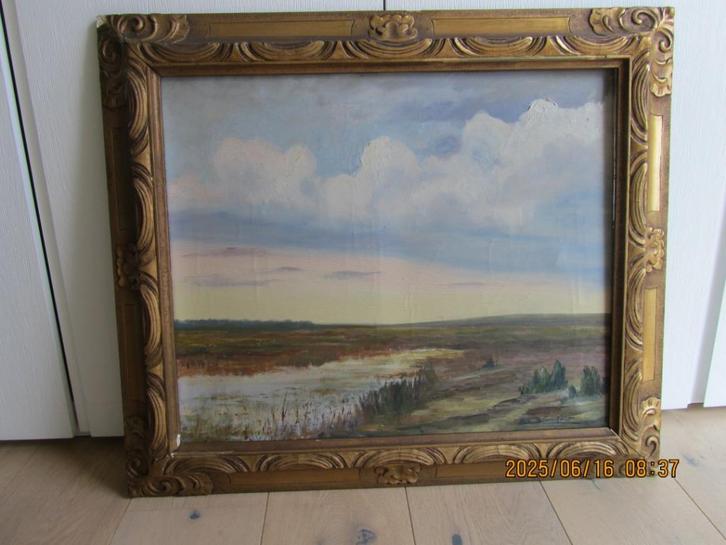 landschapsschilderij, Antiquités & Art, Art | Peinture | Classique, Enlèvement