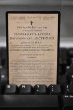 Bp Barones van Ertborn, Verzamelen, Bidprentjes en Rouwkaarten, Ophalen