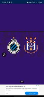 2 tickets Anderlecht vs Club brugge