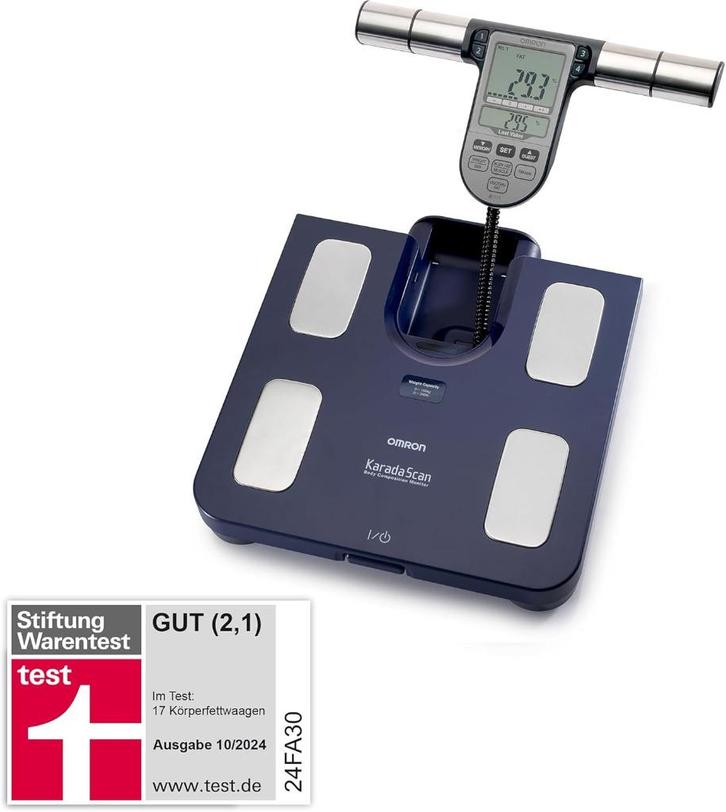 Omron BF511 weegschaal, Elektronische apparatuur, Weegschalen, Zo goed als nieuw, Digitaal, Personenweegschaal, Ophalen of Verzenden