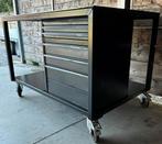 Werkbank/lastafel metalen werkblad, Doe-het-zelf en Bouw, Werkbanken, Ophalen, Zo goed als nieuw, 120 tot 170 cm