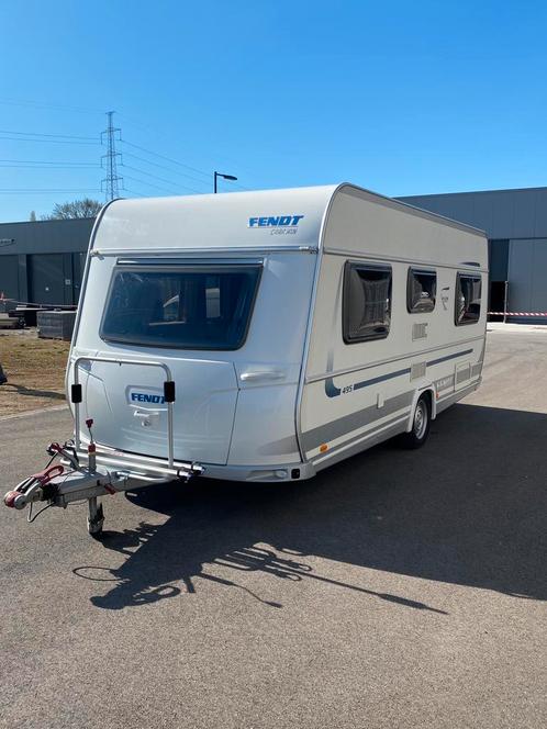 Fendt  495 mover, voortent fieysenrek etc.., Caravans en Kamperen, Caravans, Particulier, Rondzit, Fendt, Disselslot, Douche, Fietsenrek