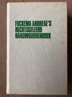 Rechtsgeleerd Handwoordenboek - Fockema Andreae, Ophalen of Verzenden, Zo goed als nieuw, Fockema Andreae, Juridisch en Recht