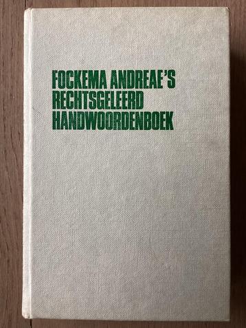 Rechtsgeleerd Handwoordenboek - Fockema Andreae beschikbaar voor biedingen