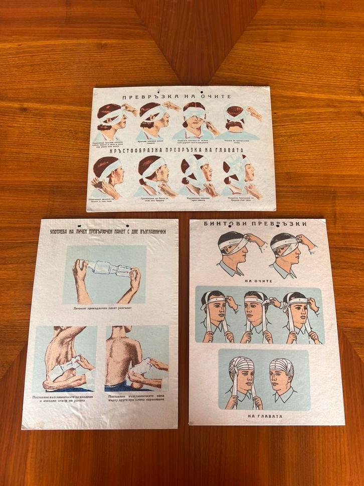 Vintage medische posters 1960, Verzamelen, Posters, Gebruikt, Overige onderwerpen, A1 t/m A3, Rechthoekig Liggend, Ophalen of Verzenden