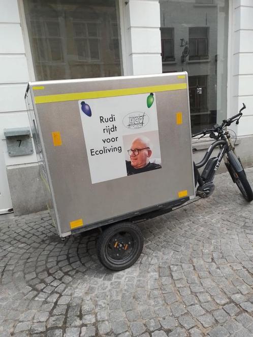 CARGOBIKE MET VASTE METALEN KAST, Fietsen en Brommers, Fietsen | Bakfietsen, Zo goed als nieuw, Ophalen