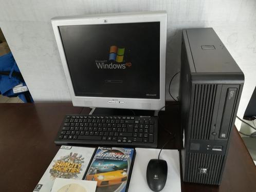 HP Pc Intel core 2 duo met windows xp, Computers en Software, Desktop Pc's, Ophalen of Verzenden