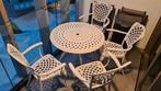Bistroset gietaluminium, zeer goede staat, Tuin en Terras, Tuinsets en Loungesets, Ophalen, Nieuw