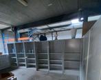 8 metalen opbergkasten met leggers, Ophalen, Gebruikt