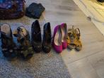 Set 4paar dames schoenen hakken goede staat, Ophalen of Verzenden, Gedragen, Maat 36 (S)