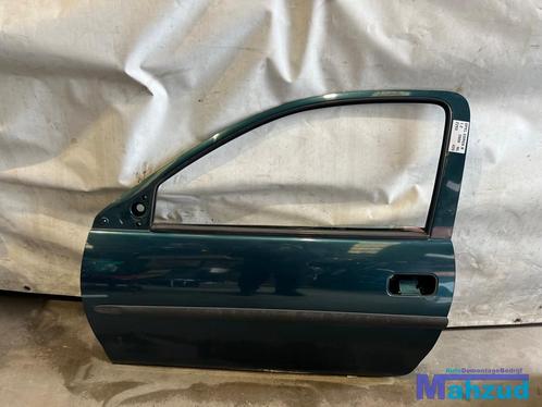 OPEL CORSA B Groen Z283 Links deur portier 1993-2000, Auto-onderdelen, Carrosserie, Deur, Opel, Gebruikt
