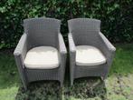 Te koop: 2 rotan zetels met kussen, Rotan, Nieuw, Loungeset, Stoel