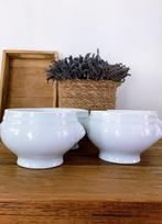 Set van vier soep kommetjes- leeuwenkopjes-cosy&Trendy, Huis en Inrichting, Ophalen of Verzenden, Zo goed als nieuw