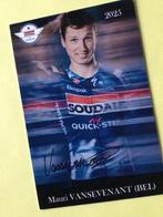 wielerkaart 2025 team quick step mauri vansevenant  signe, Envoi, Comme neuf