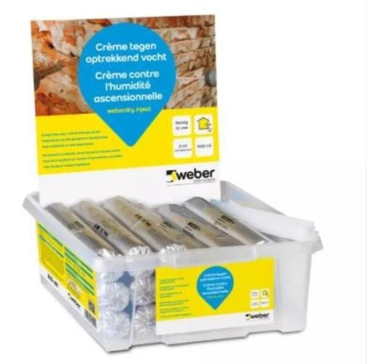 Weberdry Inject (1 Stuk) - Nieuw Waterdicht Systeem, Doe-het-zelf en Bouw, Isolatie en Afdichting, Nieuw, Muurisolatie, Overige materialen