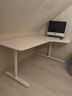 Hoek bureau Ikea wit, Ophalen, Zo goed als nieuw, Bureau