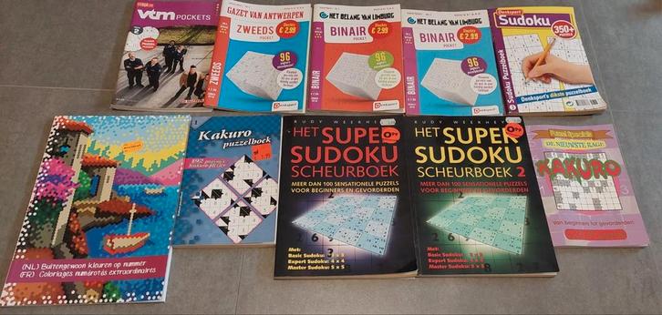 Allerlei kruiswoordraadsels €1/stuk, Hobby & Loisirs créatifs, Sport cérébral & Puzzles, Comme neuf, Enlèvement ou Envoi