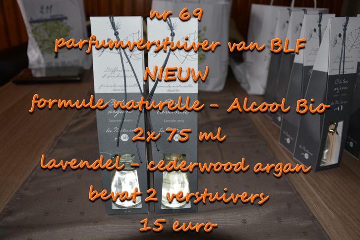 69. parfumverstuivers BLF , NIEUW ,  verzending inbegrepen, Huis en Inrichting, Woonaccessoires | Overige, Nieuw, Verzenden