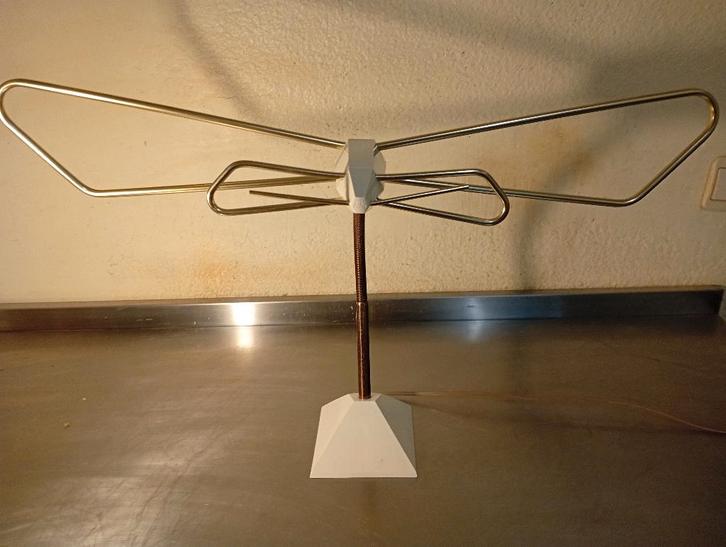 Zeer zeldzame vintage tv-antenne in libellenstijl, Verzamelen, Retro, Ophalen of Verzenden