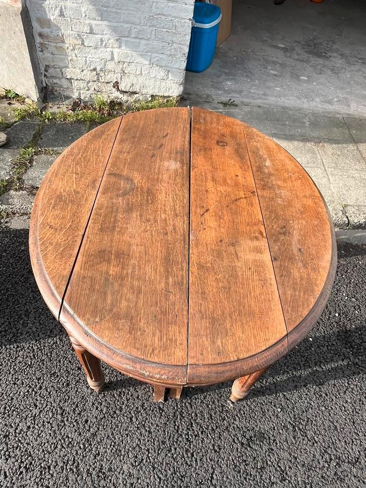 1 table en demi-lune, Antiquités & Art, Antiquités | Meubles | Tables, Enlèvement