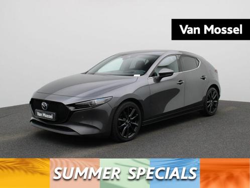 Mazda Mazda3 Hatchback 2.0 Skyactiv-X LED | Leer | ACC | LMV, Auto's, Mazda, Bedrijf, Te koop, 360° camera, Adaptive Cruise Control