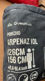 Poncho de pluie pour enfants 126-156 cm. Quechua, Caravanes & Camping, Enlèvement ou Envoi, Comme neuf