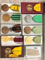 10 Belgische medailles, Ophalen of Verzenden, Landmacht, Lintje, Medaille of Wings